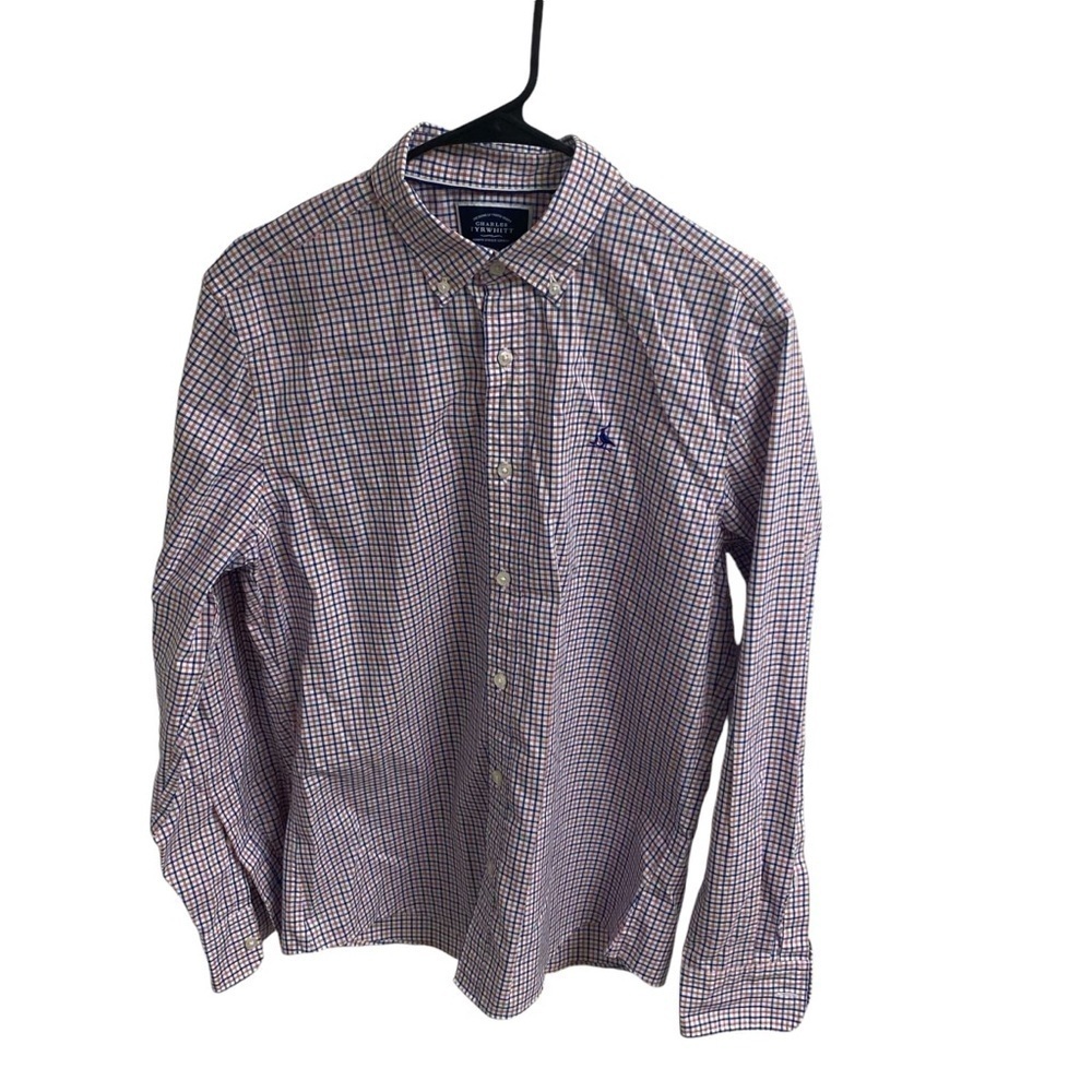 Charles Tyrwhitt Mens Extra Slim Fit Non Iron Weekend Cotton Dress Shirt, Medium - Picture 14 of 15
